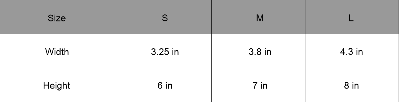 Troops Ribbon Sizing Chart