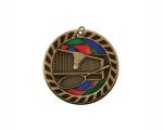 Badminton Stained Glass Medal