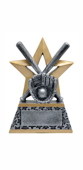 Baseball Rock Star Resin Trophy