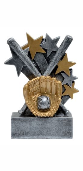 Baseball Star Blast Resin Trophy