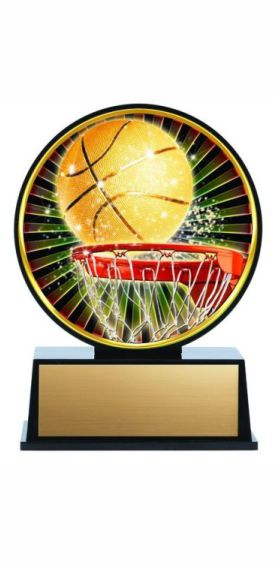 Basketball Vibe Resin Trophy
