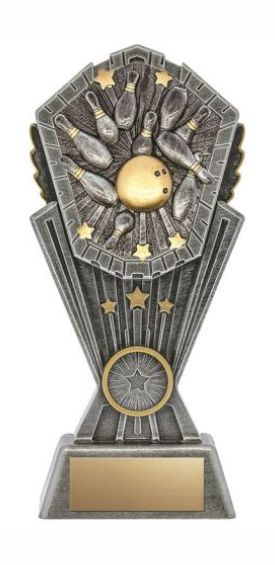 Bowling 10 Pin Cosmos Resin Trophy