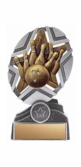 Bowling 10 Pin Pro Star Resin Trophy