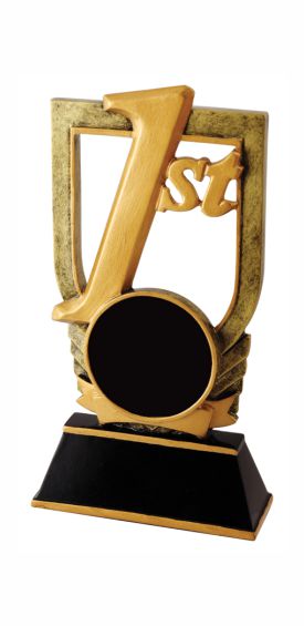 Antique Gold Resin Trophy