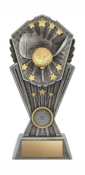 Golf Cosmos Resin Trophy
