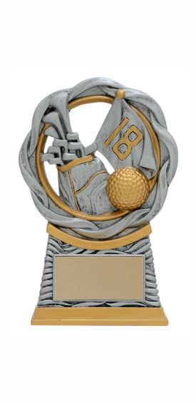 Golf Fusion Resin Trophy