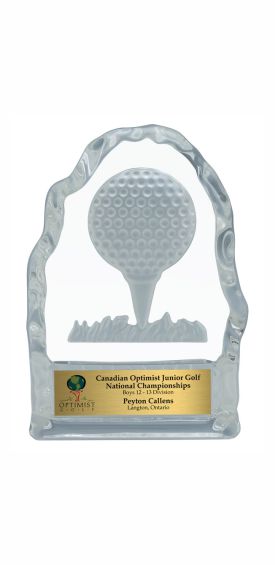 Golf Ice Berg Tee Trophy