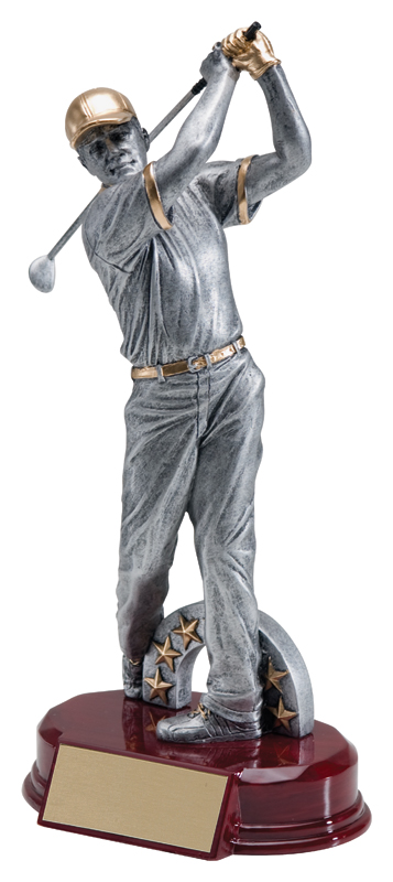 Golf Modern Male Player Trophy