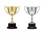 Golf Nickel Plated Cup Trophy