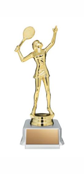 Tennis figure Award Resin Trophy